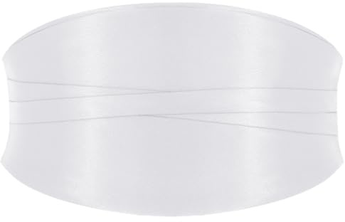 SUOSDEY Breda satinbälten för kvinnor mode damer elastisk stretchig midjebälte för klänningar, Vitt, fits waist from 27-30