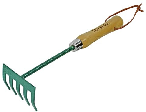 Faithfull Tools FAICOUHRAKE Râteau à Main Countryman, Bleu, 8,5 x 30,5 x 7 cm