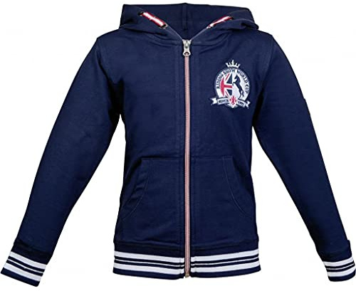 HKM Salon d'équitation Veste, Noir foncé, 134 Mixte Enfant