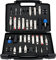 Pronomic ADC-34 Audio-Adapter-Set im Koffer - 34 Adapter in einem Case - Komplett im Sortimentskoffer - Schwarz