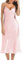 Marvmys Satin Nightdress for Women UK Long Negligees Strap Chemise Nighties for Ladies V Neck Full Slips Sleepwear Pink L
