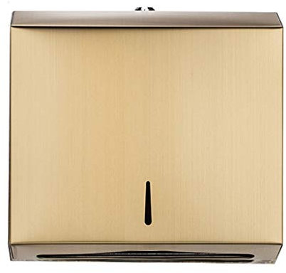 Distributeur Essuie Main Serviette en papier Distributeur tissu boîte murale tissu 304 Distributeur de papier en acier inoxydable Porte-serviettes avec serrure for salle de bains Cuisine Bureau commer