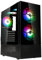 Kolink Observatory MX Glass Black ARGB Midi Tower PC Case with Tempered Glass Panels, Four Pre-Installed Fans, and Enhanced Airflow Design