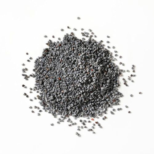 Snack Delights – Whole Poppy Seeds, All-Natural Premium Quality – Ideal for Baking, Cooking & Salad Dressings – Bulk Resealable Bag (16 oz)