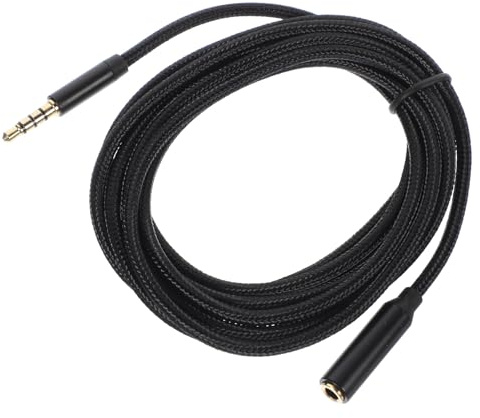 Alipis Cavo di Prolunga Audio 3.5mm Maschio a Femmina in Rame da 2 Metri, Design alla Moda Plug And Play per Cuffie e Telefoni in Vari Scenari