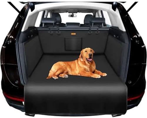 THOMIX Telo Bagagliaio Auto per Cani per Porsche Cayenne Coupe 2019-2025, Protezione Laterale e Paraurti, Impermeabile Antistrappo Antiscivolo Copertura per Bagagliaio