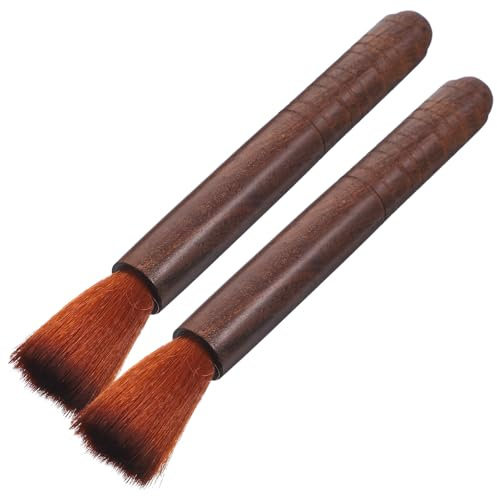 BESPORTBLE Cepillos de Limpieza para Violín y Otros Instrumentos de Cuerda, 2 Piezas de Madera y Lana, Cómodos de Usar y Seguros Instrumento