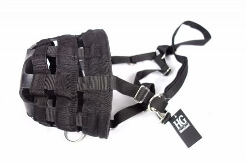 Horse Guard Weidemaulkorb mit Halfter für Pferde - Warmblut / L