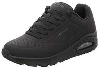 Skechers Men's Uno Stand On Air Trainer, Black, 7.5 UK