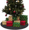 Primaflor - Ideen in Textil Weihnachtsbaum-Unterlage Glimmer Rund - Anthrazit, 50 cm Durchmesser, Tannenbaum-Bodenschutzmatte, Glitzer Event-Teppich