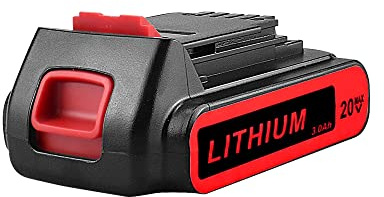 aunstarwei 3.0Ah Li-ion Replacement Battery for Black and Decker 20V BL1518 BL2018 LBXR20 LBXR2020-OPE LB20 LBX20 BL2018-XJ GKC1825L GTC1850L20 STC1820