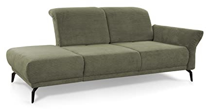 CAVADORE Cooper Chaiselongue - Chaiselongue (poliéster, tamaño Grande)