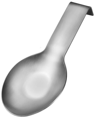 Hemobllo Soporte De Cuchara De Acero Inoxidable Resistente Al Desgaste Portacucharas Para Cocina Para Uso Diario y Apoyar Cucharas La Mesa