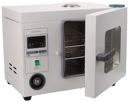 16 l elektrisk varmluftsugn med konstant temperatur, högtemperaturvärmare, med justerbart fack, lämplig för torkning/bakning/värmebehandling, lämplig för industri/medicin/laboratorium