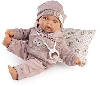 Muñecas Antonio Juan | Petit Blandito con Sudadera | Cuerpo de Tela 27 cm | Ref. 12444- Colección 2026