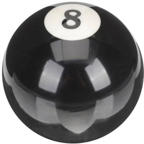 balacoo Palle da Biliardo in Resina Nera, Sfera Rotonda Superficie Liscia, Facile da Pulire, per Biliardo da Tavolo e Gioco