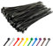 Gocableties Kabelbinder 100 Stück Schwarz, 100 mm x 2,5mm mit 8,1 kg Zugfestigkeit, kleine Größe, dünn, UV Beständig Set