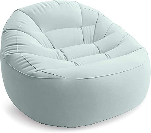 Intex Damen und Herren Beanless Bag Chair Assortment Aufblasbarer Sitzsack, Verschiedene Farben, Singolo