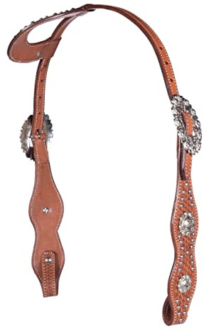 HKM Arlington Western Bridle Light Brown Thoroughbred