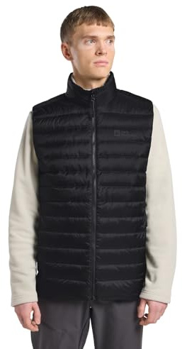 Jack Wolfskin Pilvi dunväst, svart, L