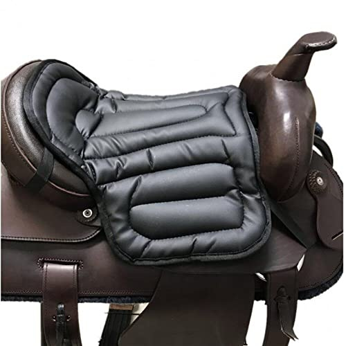 Wudaizhi Almohadilla para El Silla De Montar De Caballo, Almohadilla De Amortiguación De Amortiguadores De Cabello Que Absorbe El Asiento De Silla De Amortiguación para El Balck Ecuestre