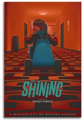 karn Poster de film d'horreur The Shining - Art mural sur toile - Affiches décoratives pour chambre - Impression esthétique - 30 x 45 cm - Sans cadre