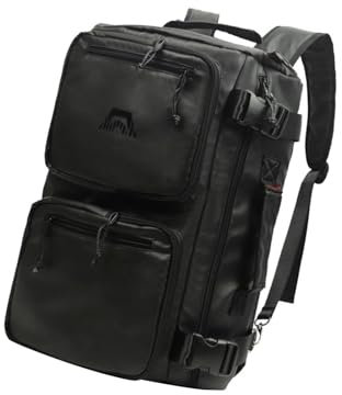 Dickly Badmintontasche, Reisetasche für 2 Schläger, Tragetasche für Schläger, Rucksack, Handtasche für Outdoor-Aktivitäten, Racquetball-Spieler, Wandern, Schwarz