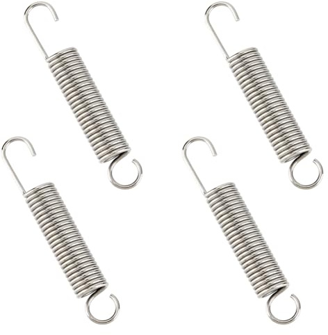 SUPERFINDINGS 4PCS 3.54 inch Recliner Replacement Springs Steel Sofa Mechanism Tension Springs Long Neck Hook Spring for Sofa Recliner Chair Furniture Replacement Parts