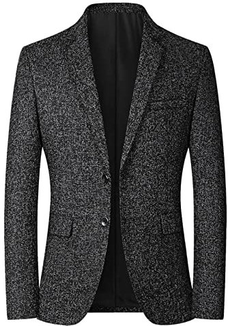 Sako Für Herren Modern Sportlich, Jackett Herren, Sommersakko Mit Knopfleiste Vorne Business Outfit Baumwolle Herrenblazer Lässig Anzugsakko Locker Sportsakko Regular Fit Für Hochzeit & Freizeit
