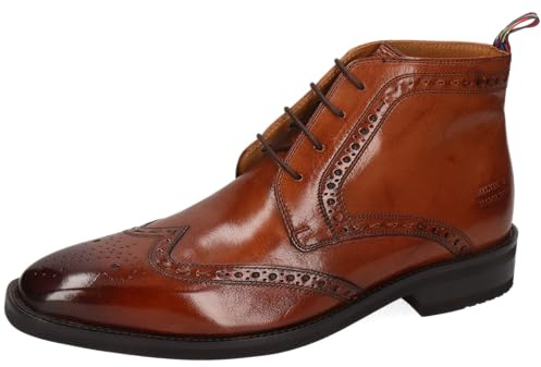 Melvin & Hamilton Jeff 7, Botas Cortas al Tobillo Hombre, marrón, 44 EU