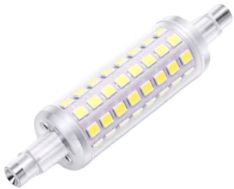 Hyuduo R7S LED-lampor, 78 Mm Dubbelsidig 5W 500LM 360° Stråle för Golvlampor (Varmt ljus) | Aluminiumlegering PC-konstruktion, snabb värmeavledning, dammfuktbeständig, kompatibla R7s-armaturer, retrolampor