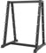 GORILLA SPORTS® Hantelablage - 113 x 89 x 79 cm, bis 400 kg Belastbar, Rutschfeste Fuße, Schwarz - Langhantelständer, Rubber Barbell Rack, Kniebeugenständer, Langhanteln, Hantel-Ablage