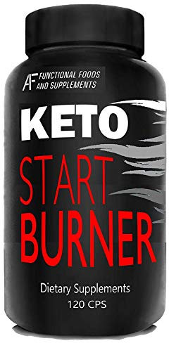 KETO START BURNER A.I.F. | 120 Pillole Bruciagrassi per UOMINI e DONNE | 7 potenti attivatori metabolici | CLA | Carnitina | Capsule Vegane Senza Additivi | Termogenico