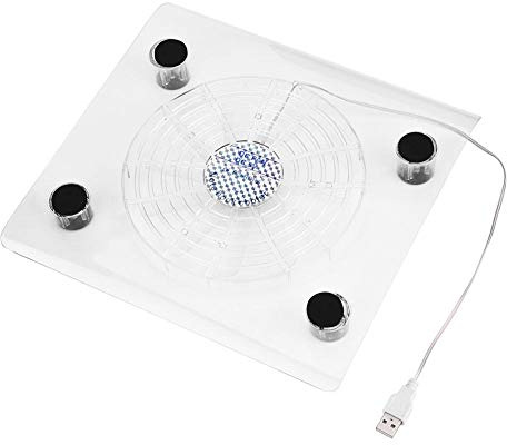 Refroidisseur d'ordinateur Portable Support de Refroidissement Ventilateurs Support USB Ultra Silencieux avec lumières RVB LED pour /PS3/Ordinateur Portable