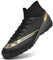 ASOCO DREAM Fußballschuhe Herren High Top Kunstrasen Fussballschuhe Professionelle Kinder Athletics Trainingsschuhe Outdoor Sport Football Schuhe,Schwarz Gold,44 EU