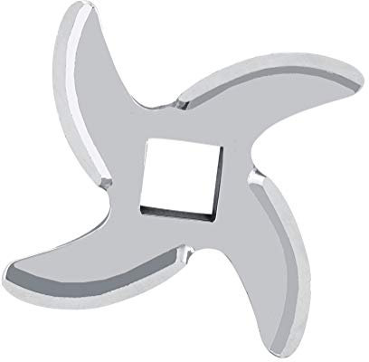 SALALIS Cuchilla para Picadora de Carne, Picadora de Carne de Acero Inoxidable, Sólida Y Duradera, Fácil de Reemplazar, Repuestos Usados ​​para Picadora Y Cortador de Carne de Cocina, Cuchillo(12#)