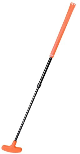 JISADER Putter de Golf retráctil de Dos vías, Mini Putters de Golf Ajustables y Ligeros, Palo de Golf para Patio de césped Interior y Exterior, Naranja