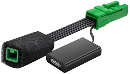 Dashcam Power Adapter 3 Pin (Model A) Custom for Volvo XC40 XC60 XC90 S60 V60 C40 and More,Hide The Wires, GPS Radar Mirror Camera Dash Cam Adapter Cable, Connects to Rearview Mirror (Hidden)