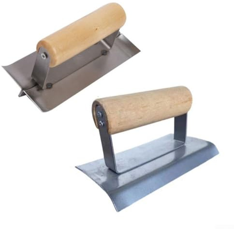 Corner Trowel for Concrete Shaping Internal and External Applications with Slide Slot Slicer (Type A)