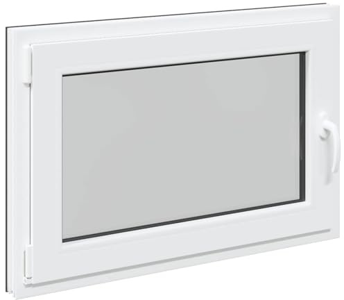 vidaXL Ventana de sótano oscilante y abatible RISOR 90 x 70 cm