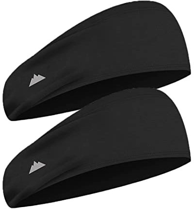 Tough Headware Sport Stirnband Damen Herren - Laufstirnband - Breites Headband für Sport Laufen Wandern - Schweißband für Männer und Frauen - Jogging Lauf Band versch. Farben