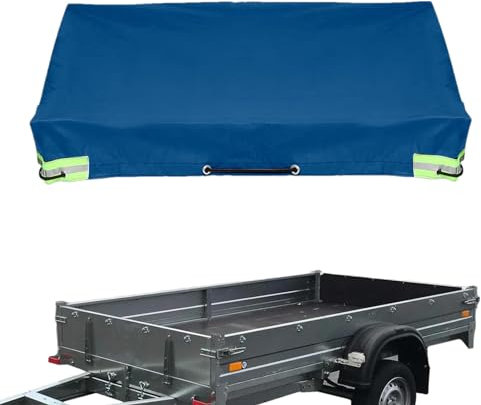 Telone, 420D Oxford Cloth Fitted Trailer Tarpaulin, Telone coperture per esterno, Impermeabile RV rimorchio, Protezione UV Resistente al gelo Campeggio per auto Campeggio Rimorchio
