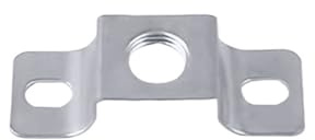 Pannello da soffitto a sospensione a forma di arco, 5 pezzi, piastra sospesa a forma di I, pannello da parete in lamiera di ferro, striscia posteriore in metallo fissata al soffitto(50x18x10mm)
