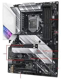 Cartes mères Fit for ASUS Z490-A Gaming LGA 1200 Z490 SATA 6 GB/s ATX Intel