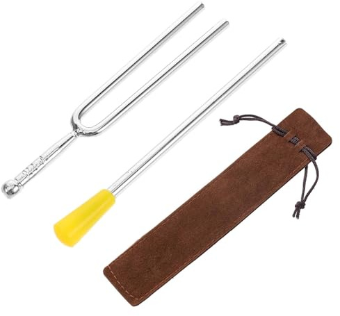 BIVYAX 1 diapasón de 440 Hz, Con Martillos y Bolsa de Almacenamiento,Diapasones Terapeuticos,Diapason 440 Hz Medico,Ideal para Instrumentos Musicales Estándar Como Piano, Guitarra y Violín