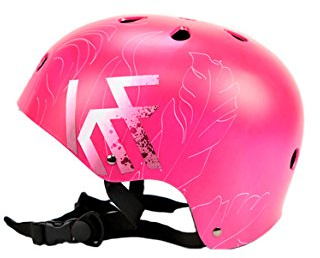 KRF The New Urban Concept Tropic Pink Casco Multideporte Skate | Patinaje | Bicicleta | Monopatin, Mujer, Multicolor, M (54-58CM)