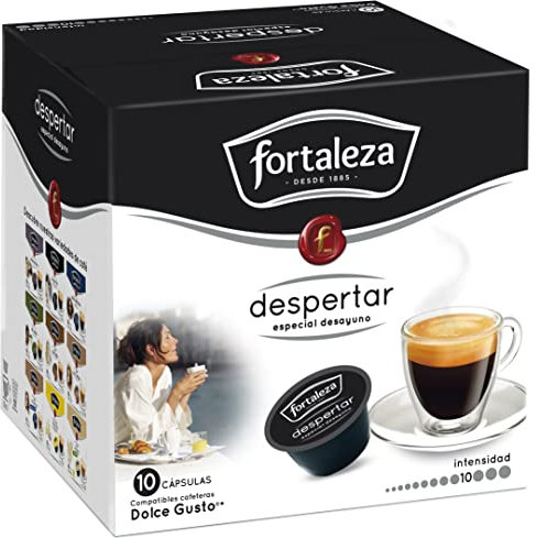 Café FORTALEZA - Cápsulas de Café Despertar Compatibles con Dolce Gusto