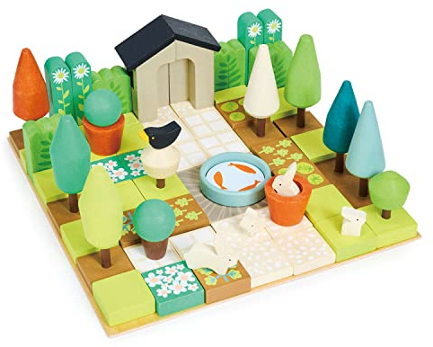 Tender Leaf Toys Flower Gardening Set: Educational and Fun Pretend Play for Kids Fun for Children 3+ (Little Garden Designer)