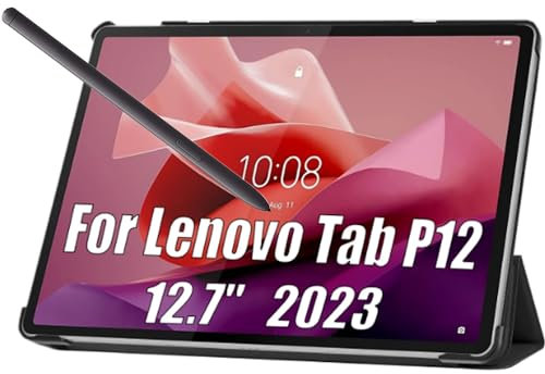 Foebxxs [2 Stück Paperlike Schutzfolie für Lenovo Tab P12, Matte PET Papier Displayschutzfolie zum Zeichnen, Schreiben und Notizen, blendfrei, Anti-Fingerabdruck