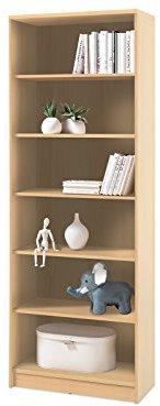 möbelando Regal Beistellregal Ablageregal Bücherregal Dekoregal Standregal Olli VIII Buche